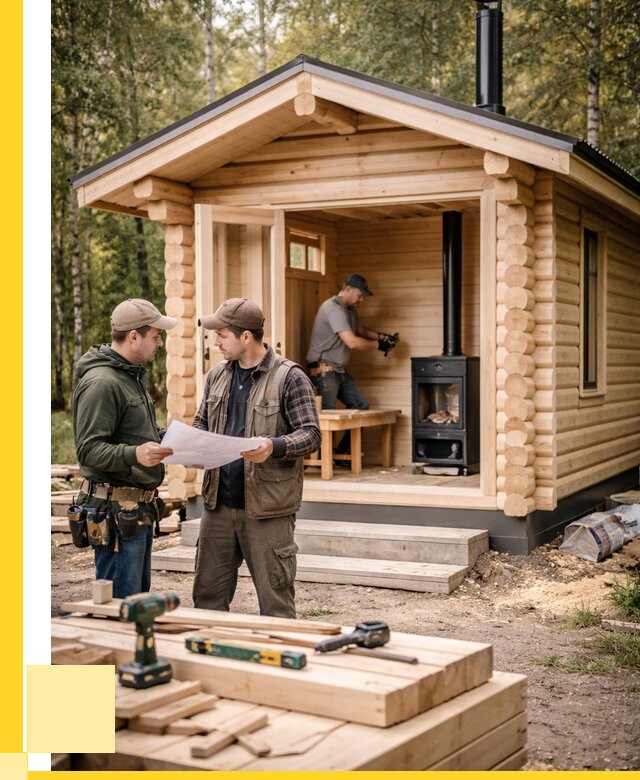 Монтаж бань под ключ в Перми — от 214220 р. | ЭриданПрм