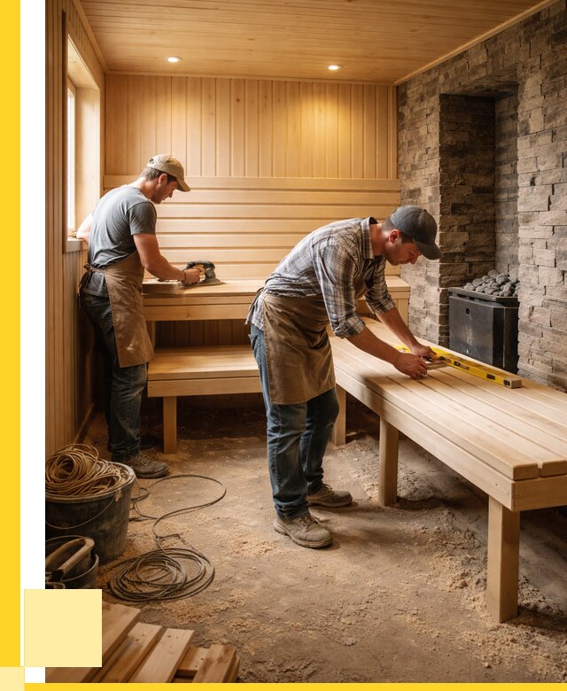 Отделка бани в Перми: внутренняя отделка от 3213 р. | ЭриданПрм