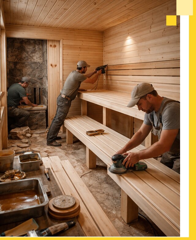 Профессиональная отделка бань в Перми под ключ, с гарантией