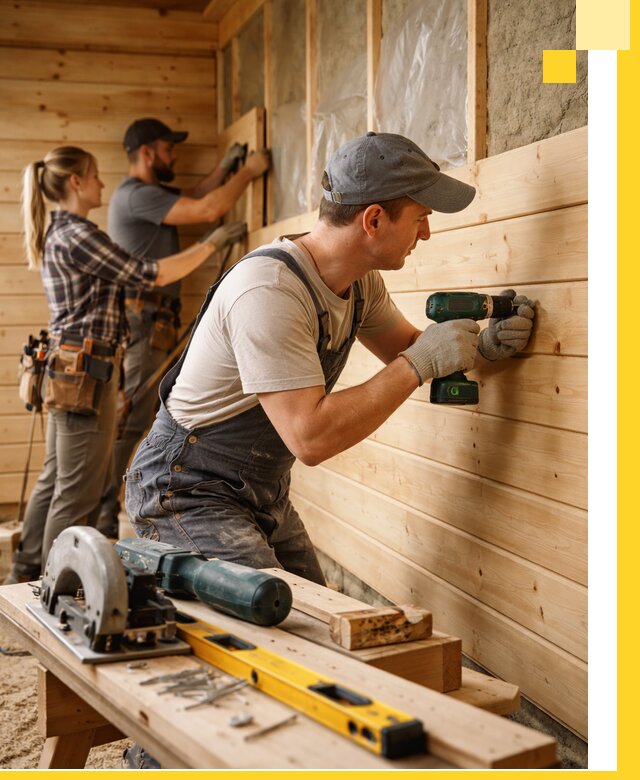 Обшивка бань под ключ в Перми: отделка стен и потолков