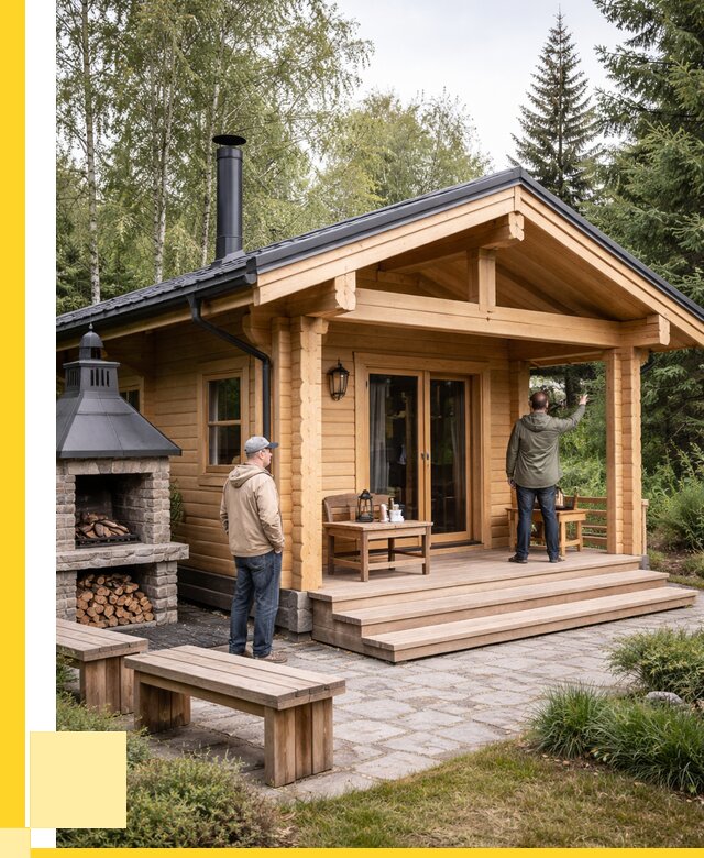 Деревянные бани под ключ в Перми от 481995 р. | ЭриданПрм