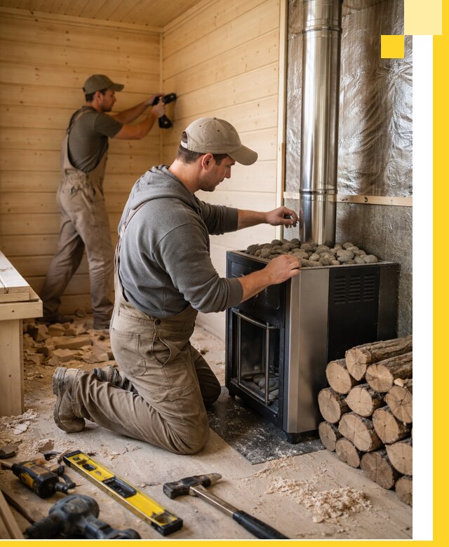 Строительство деревянных бань под ключ в Перми проекты и монтаж