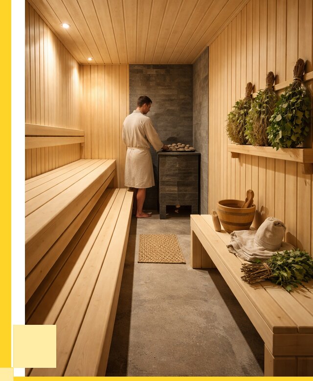 Отделка парной под ключ в Перми от 374885 р. | ЭриданПрм