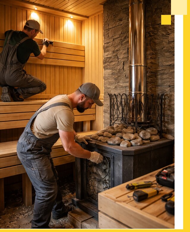 Комплексный дизайн бань, саун и зон отдыха в Перми