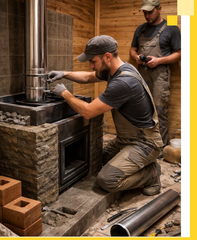 Изготовление и установка банных печей под ключ в Перми