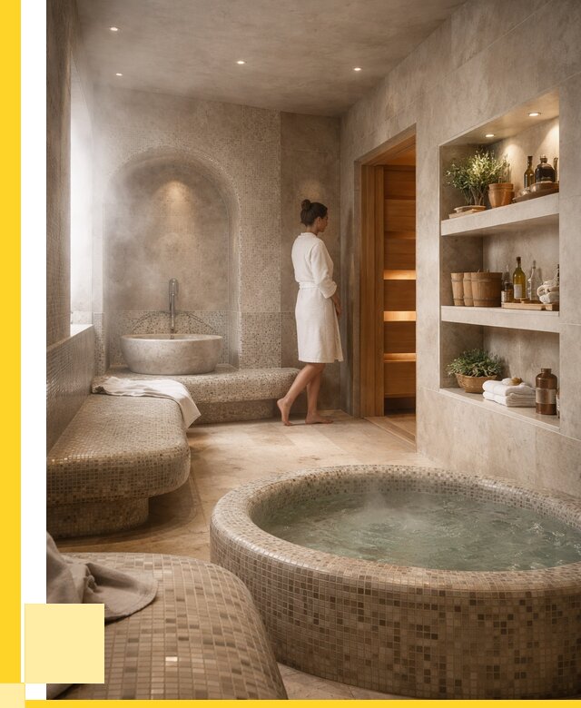 Строительство бани с хамамом в Перми от 803325 р. | ЭриданПрм