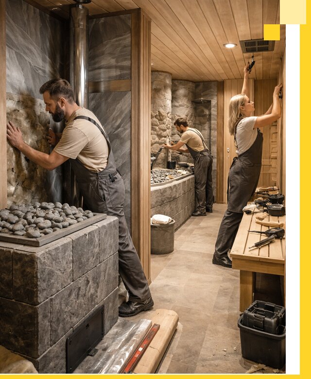 Строительство бань и SPA процедур в Перми под ключ и отделкой
