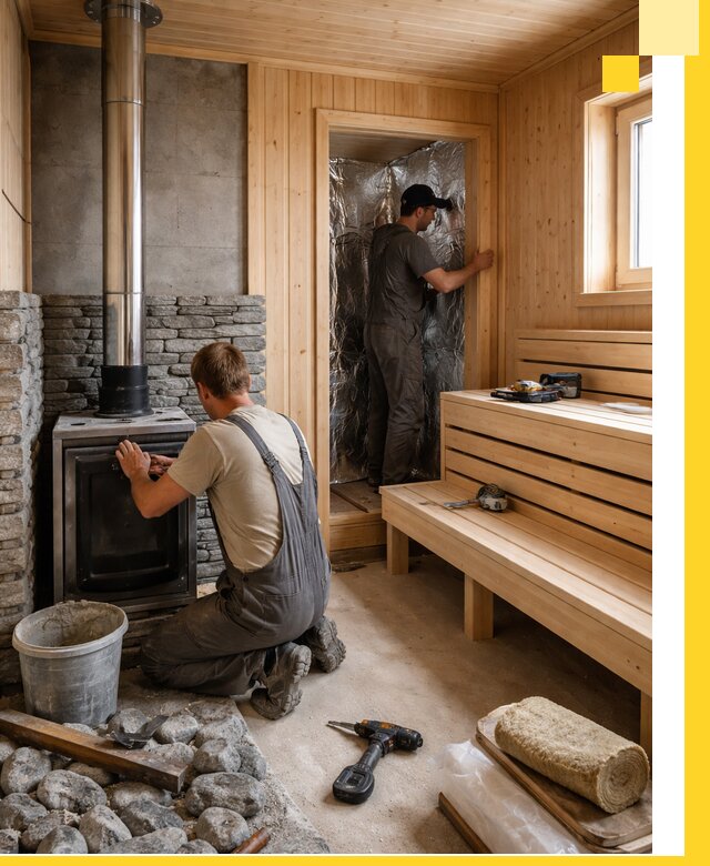 Строительство и изготовление бань под ключ в Перми