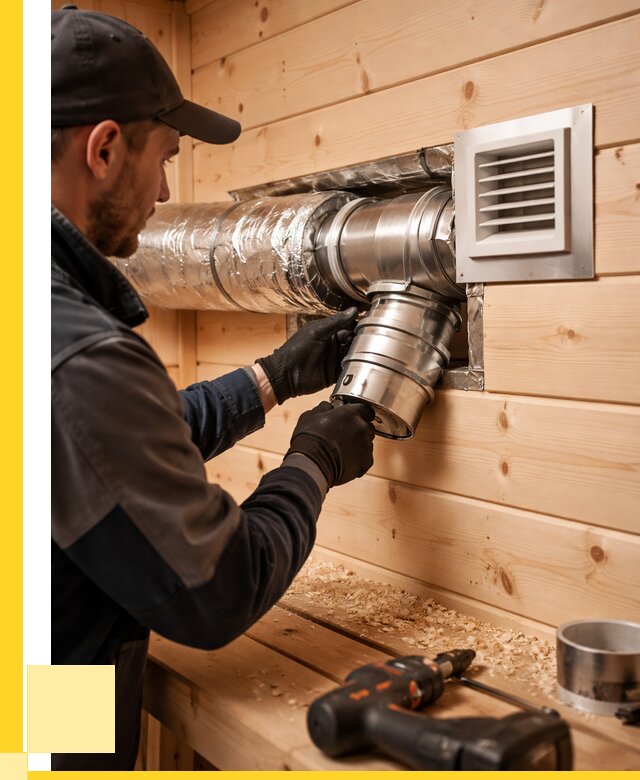 Монтаж вентиляции бани в Перми от 12853 р. | ЭриданПрм