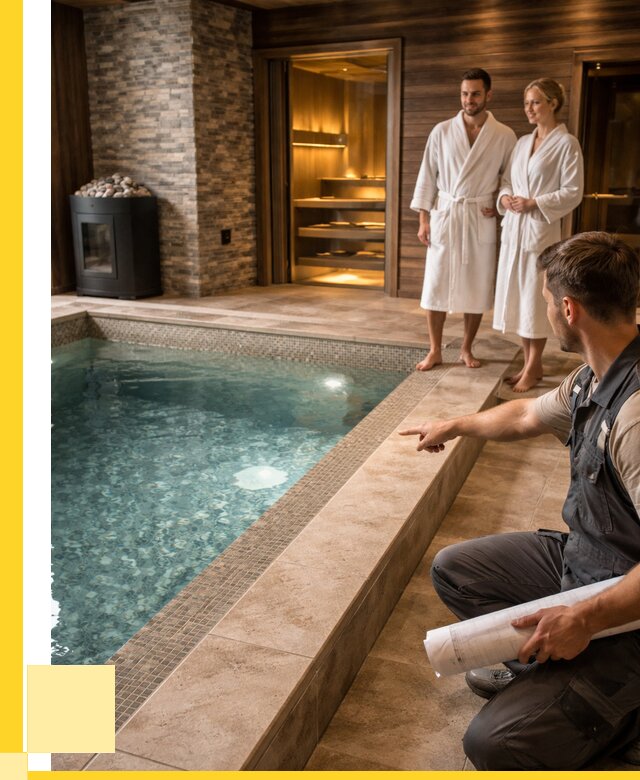 Проект бани с бассейном под ключ в Перми от 69622 р. | ЭриданПрм