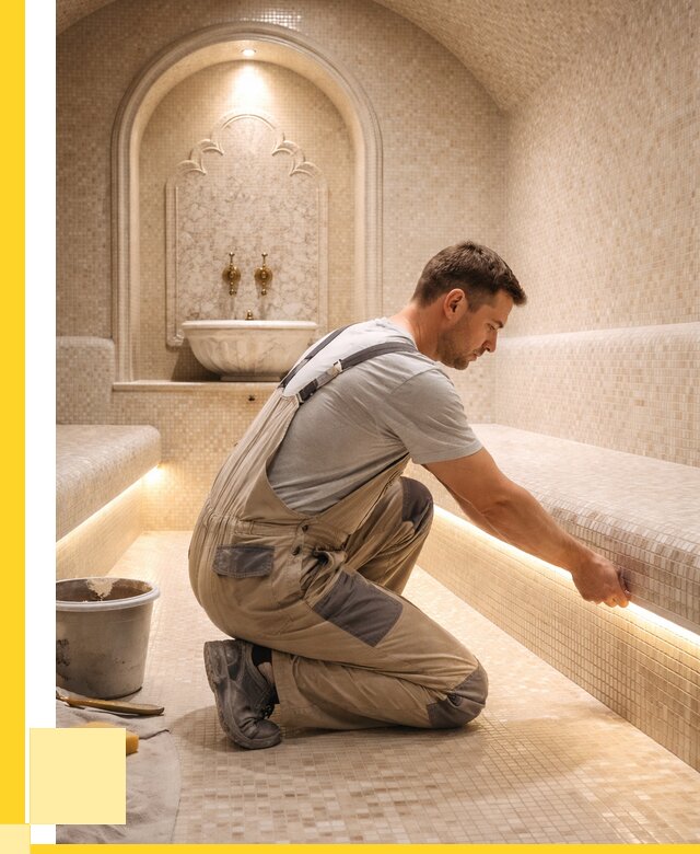 Отделка хамамов под ключ в Перми от 5891 р. | ЭриданПрм