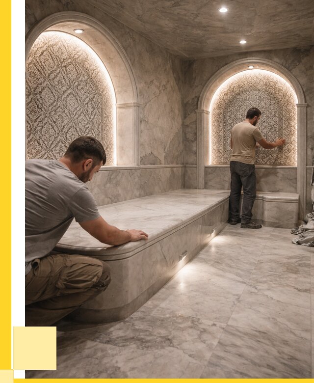 Турецкие бани под ключ в Перми от 267775 р. | ЭриданПрм