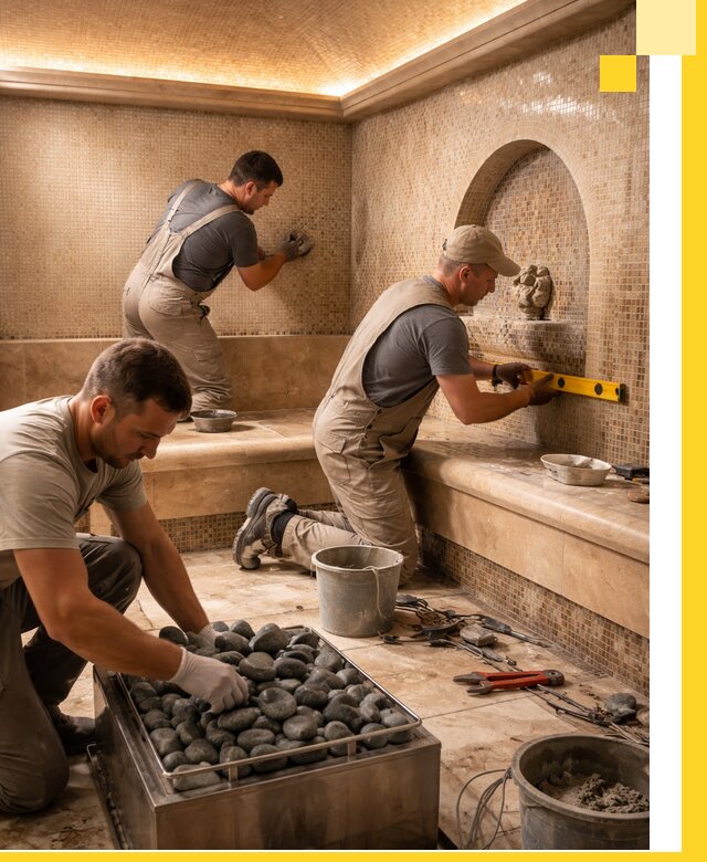 Проектирование и строительство хамама и сауны в Перми