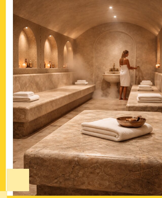 Лежаки для хамама в Перми под ключ от 37489 р. | ЭриданПрм