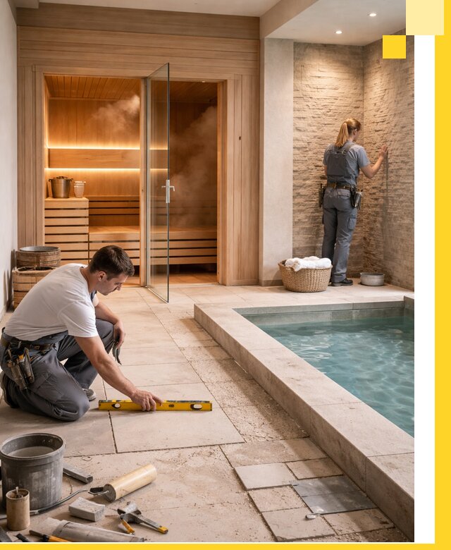 Комплексный дизайн и отделка интерьеров SPA под ключ в Перми